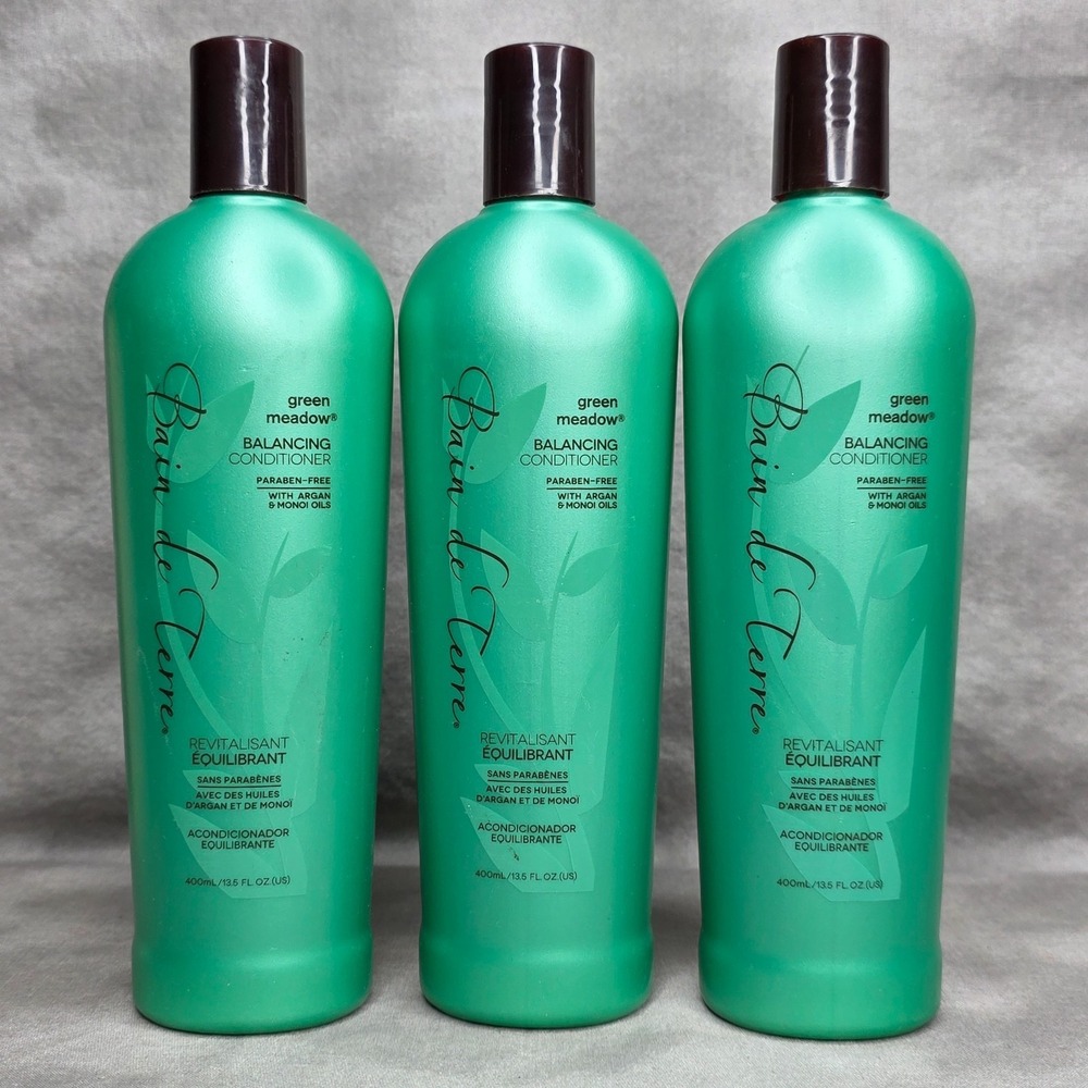 (X3) Bain De Terre Balancing Conditioner 13.5 oz Green Meadow